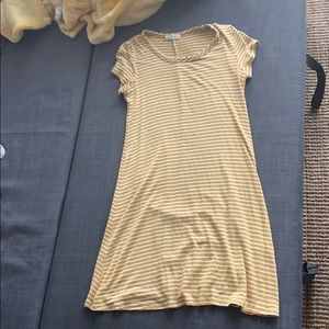 Striped t shirt dress